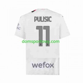 Koszulka AC Milan Christian Pulisic 11 Wyjazdowe Koszulki Piłkarskie 2023-2024 Krótki Rękaw